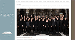 Desktop Screenshot of carmina.be