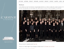 Tablet Screenshot of carmina.be